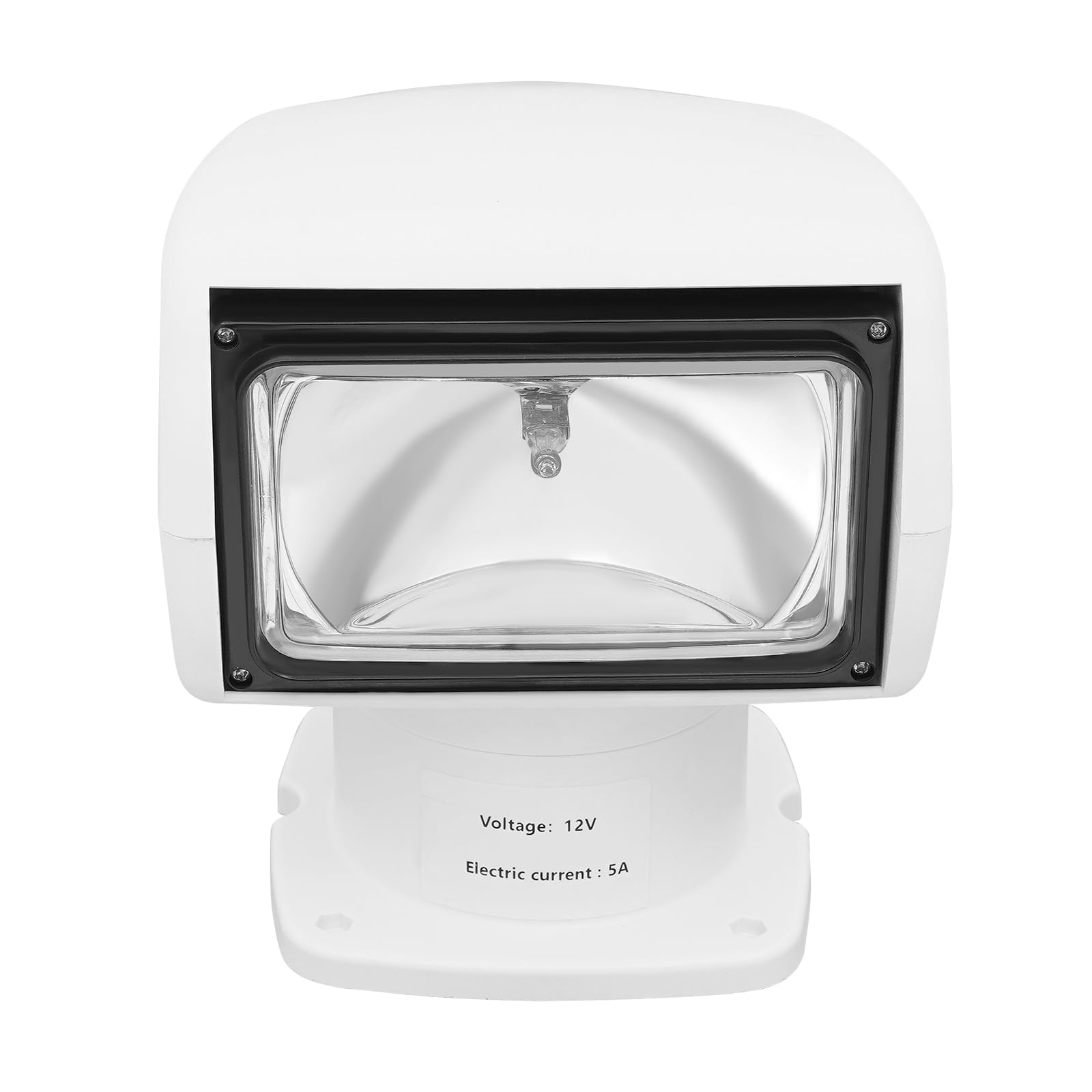 Foco de búsqueda teledirigido de 12 V, giratorio 320°, inclinación de 75°, faro de trabajo LED de 100 W, cable de 4,5 m, IP66 resistente al agua, faro para barco, 4300 K máximo, distancia de