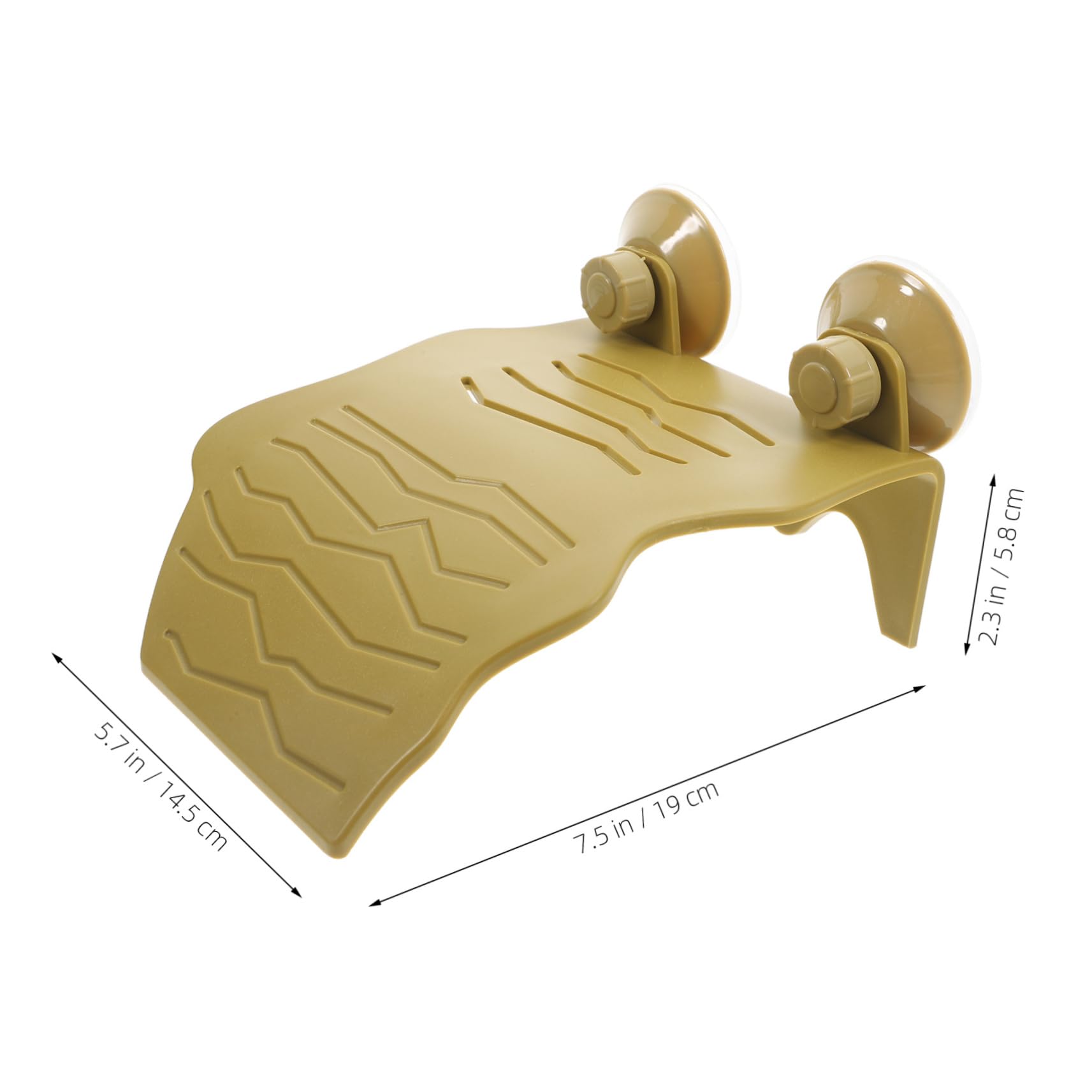 Yardwe Aquarium Turtle Dock Multifunctional Basking and Climbing Platform Floating Island