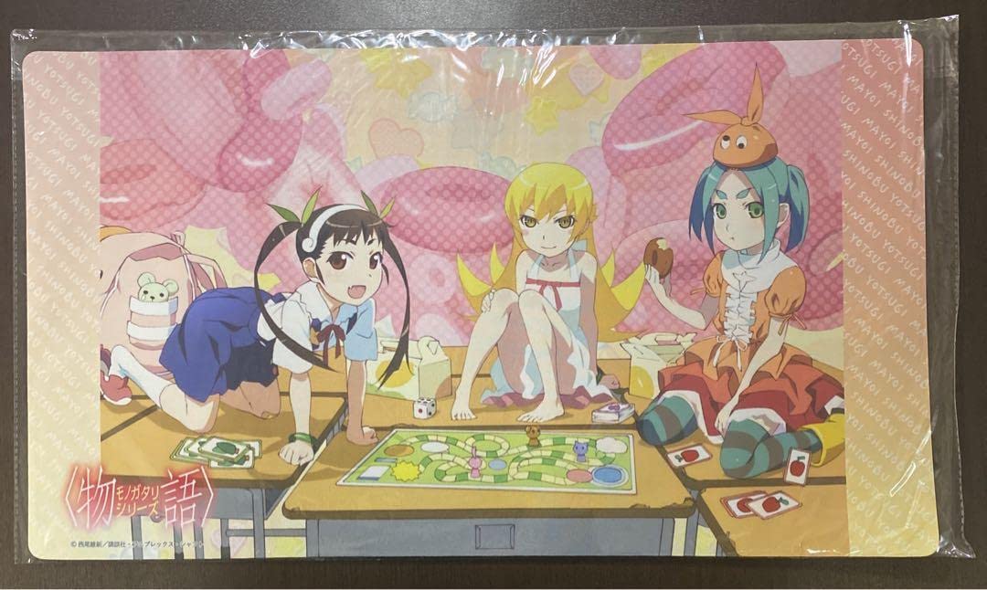 物語シリーズ　ラバーデスクマットコレクション 斧乃木 余接 八九寺 真宵　忍野忍 Amazon.co.jp: 物語シリーズ 忍野忍 八九寺真宵 斧野木余接