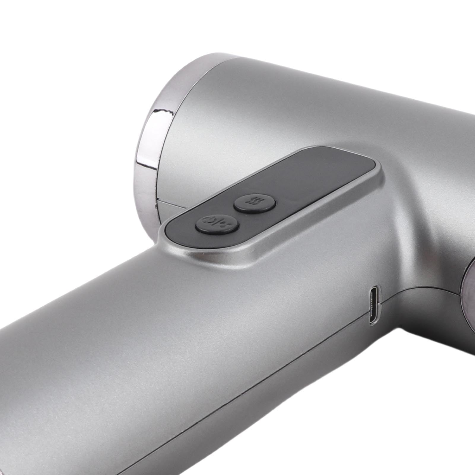Tosuny Kabelloser Haartrockner, 100.000 U/min, Schnelles Trocknen mit Leisem Bürstenlosem Motor und 6 X 2600 MAh Langer Batterie, Leicht für Reisen/Wohnheim/Heimgebrauch (GREY)
