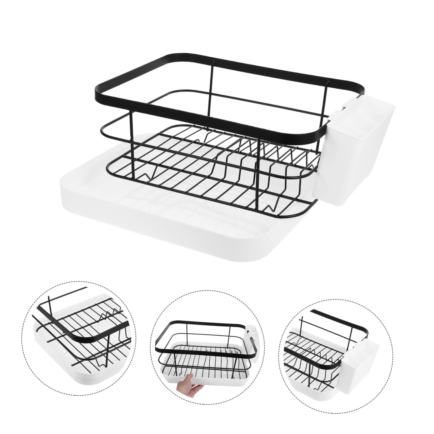 Cabilock Escurridor De Platos Soporte para Secar Vajilla Organizador De Platos y Cuencos para Cocina