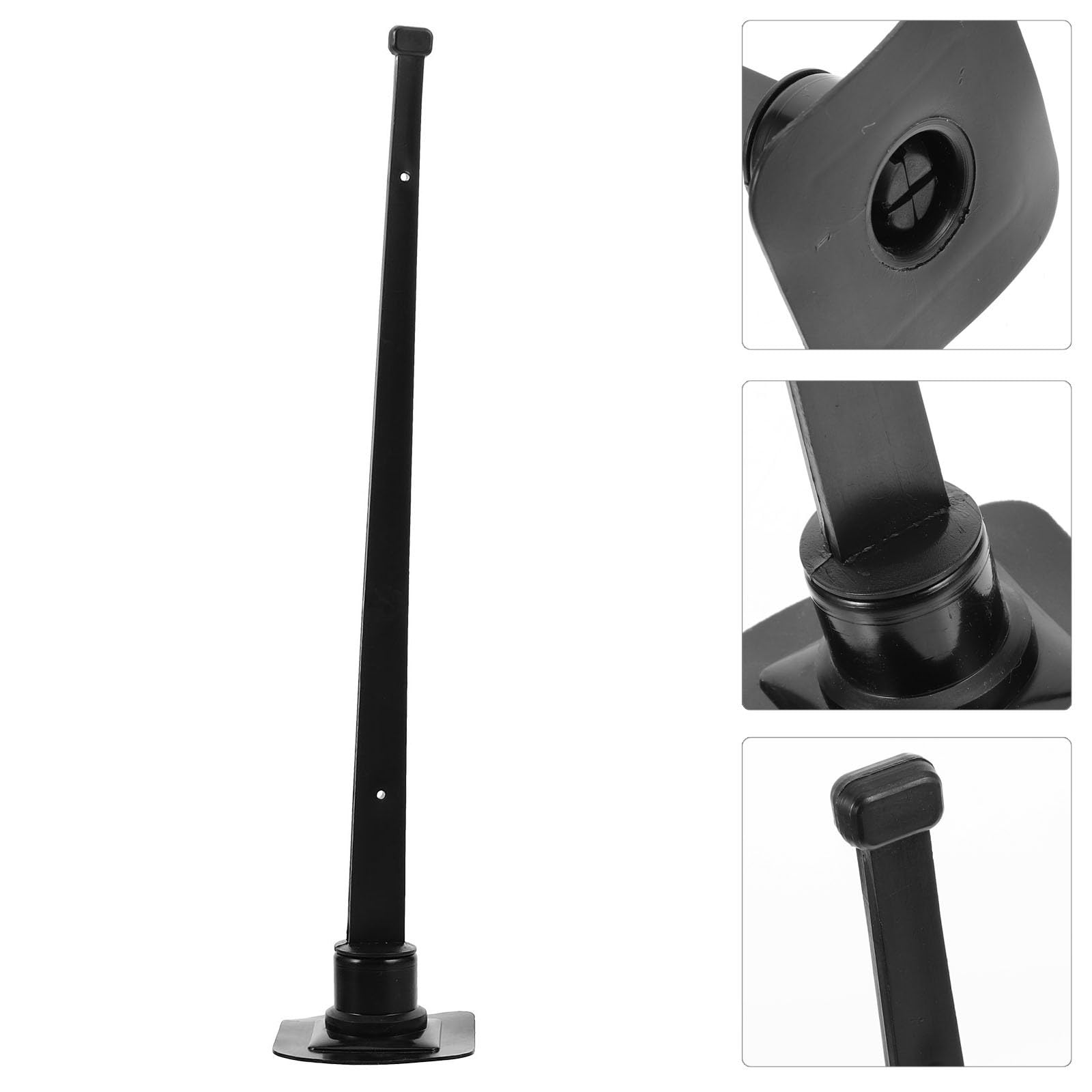 Support Mât Pavillon Bateau Portable Plastique Base de Hampe Drapeau Résistante à Eau pour Yacht et Bateau
