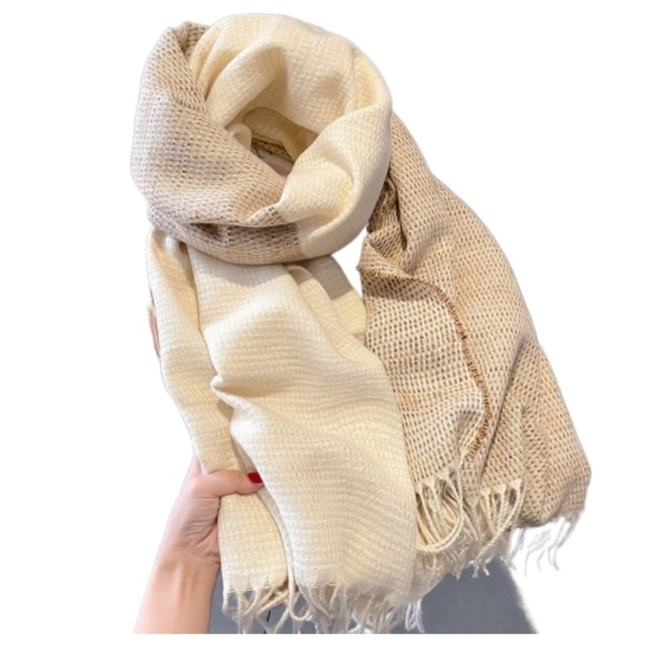 RUVOO Sciarpa Foulard Scialle Scarf Sciarpa Tinta Unita Scialle Autunno Inverno Sciarpa Spessa Semplice Selvaggia Per Donna Sciarpe Stole