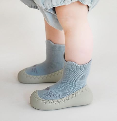 Miniatura 2 de Zapatos de calcetín antideslizantes para bebés y niñas, 2 pares, estilo2