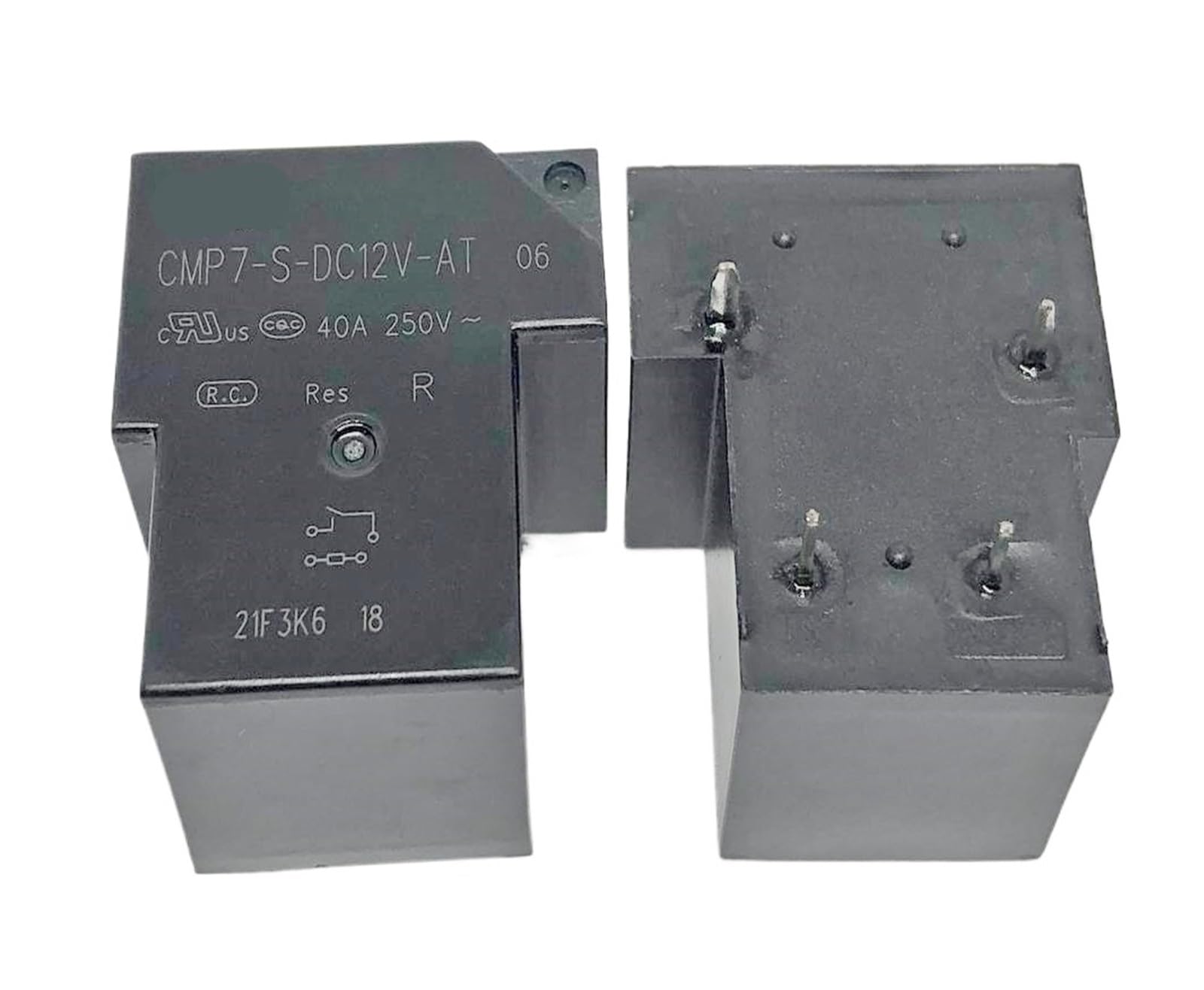 YZWRWRMKTB 1pc CMP7-S-DC12V-AT (T90-1A-4P-12V/24V-40A) Relay 4 pins
