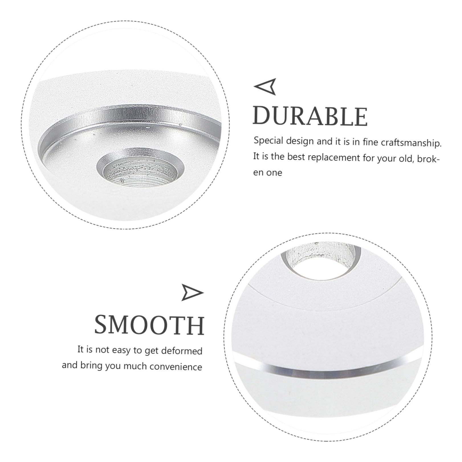 OSALADI Adattatore Per Giradischi in Metallo Da 45 Mm 4 Pezzi Design Stabile Per Giradischi Da 7 Pollici