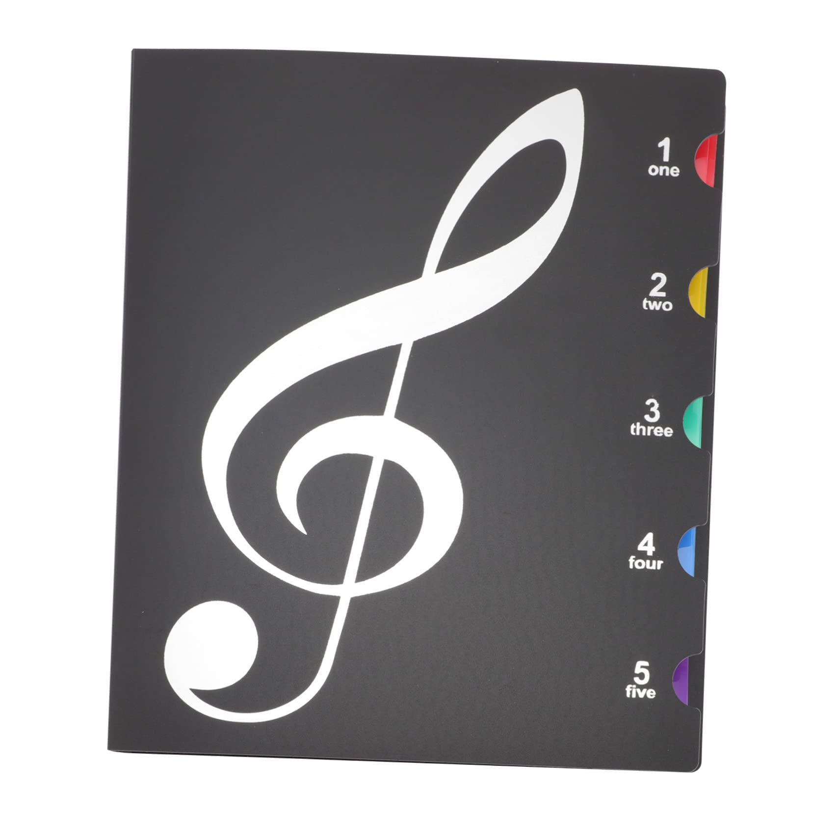 Milisten Large Capacity Music Sheet Folder File Abs Folder Music Note Patterns for Musicians