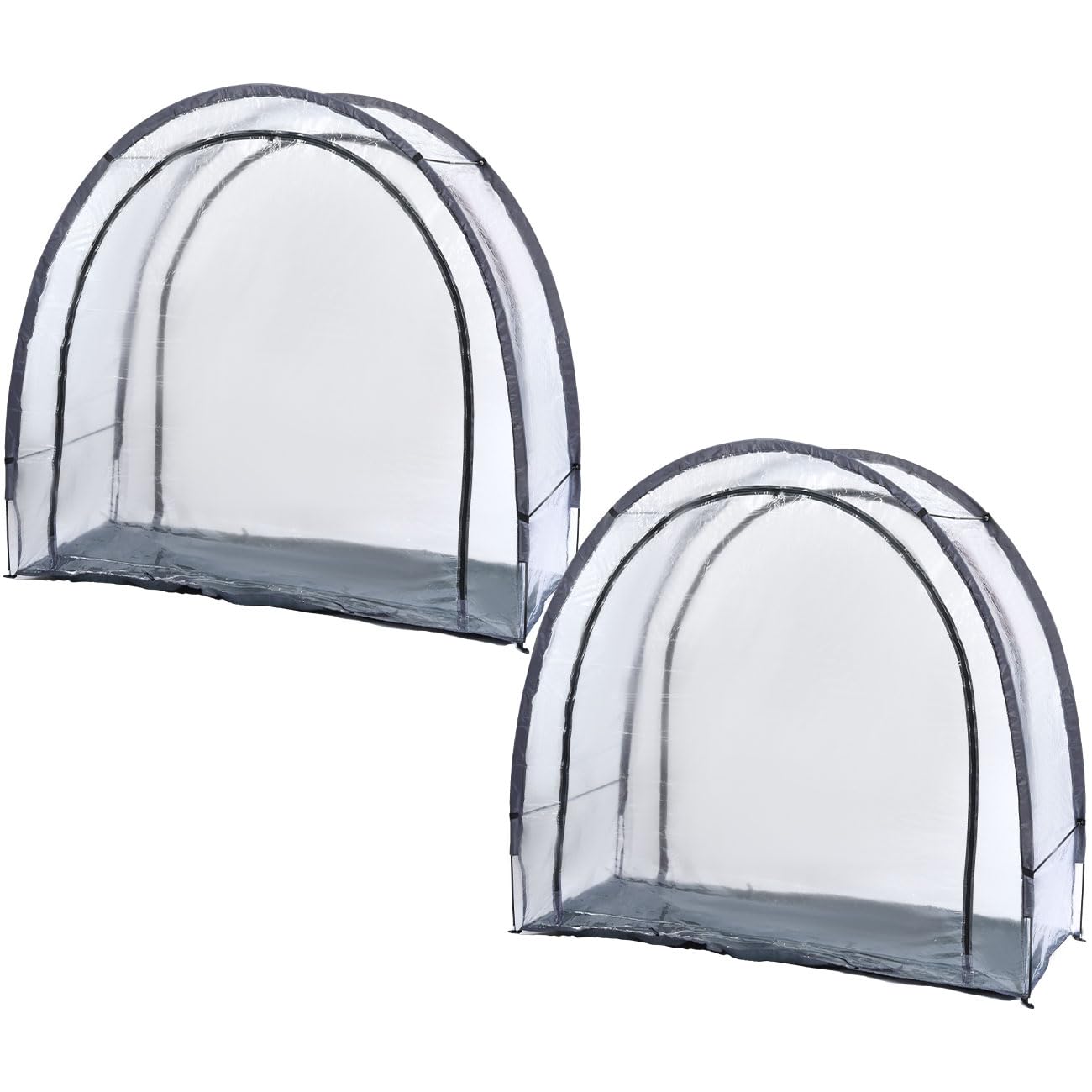 Ideoon 2er-Set Robustes Foliengewächshaus und Überwinterungszelt, 175x186x84 cm: EIN Pflanzenschutz für optimale Ernte & frostfreie Pflege (Modell 2026)