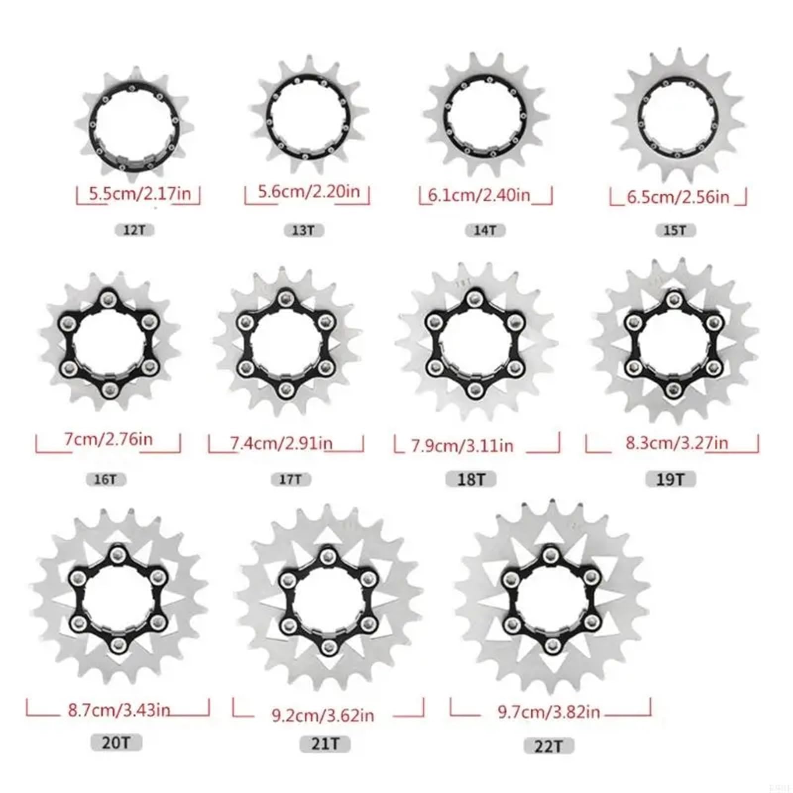 K8GE Rower górski Wolnobieg Jednobiegowy Koło zamachowe Stalowe Rowery Kasety Zębate Wolnobiegi Speed Cassette Zębatka kasetowa