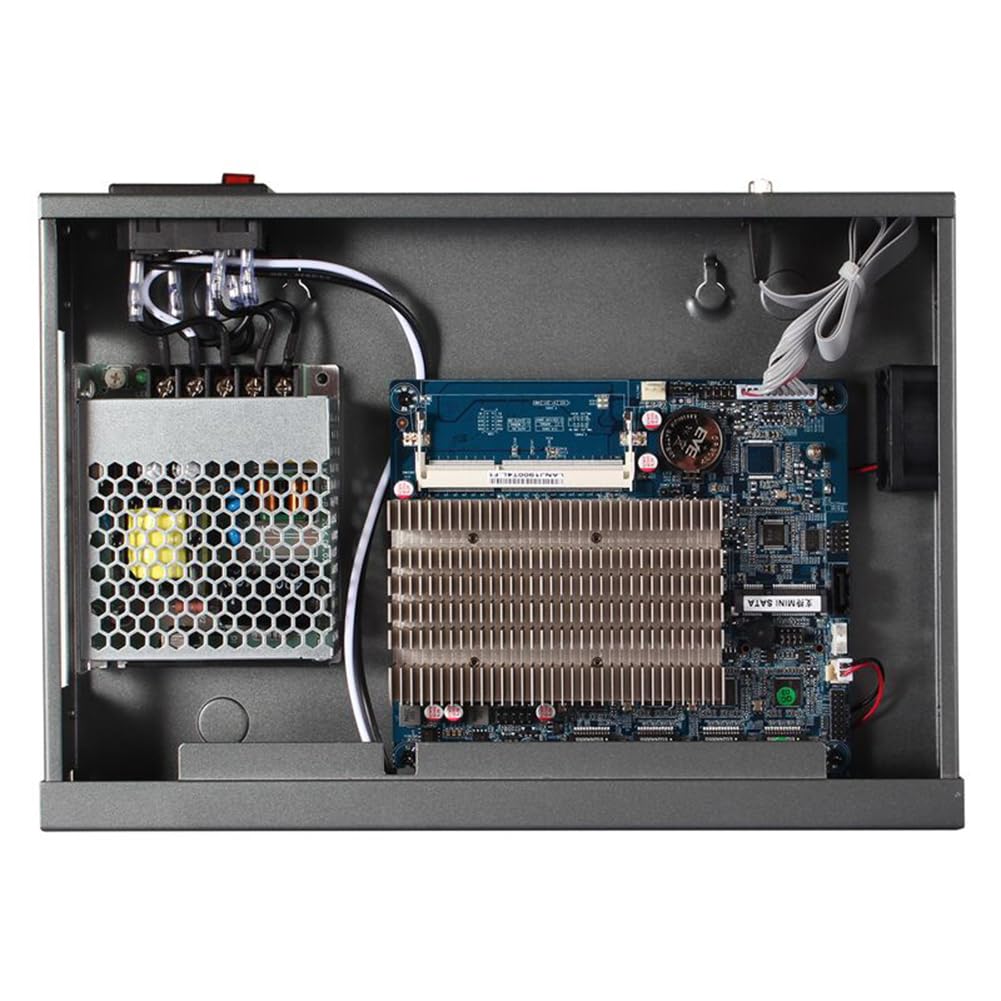 Firewall Hardware, PFSense, OPNsense, Mikrotik, VPN, Network Security Appliance, Router PC, J1900, RS17, 4 x Gigabit LAN, 2 x USB, VGA, Fanless, 2 x Reserved Fan, 0 RAM, 0 Storage, Barebone No System