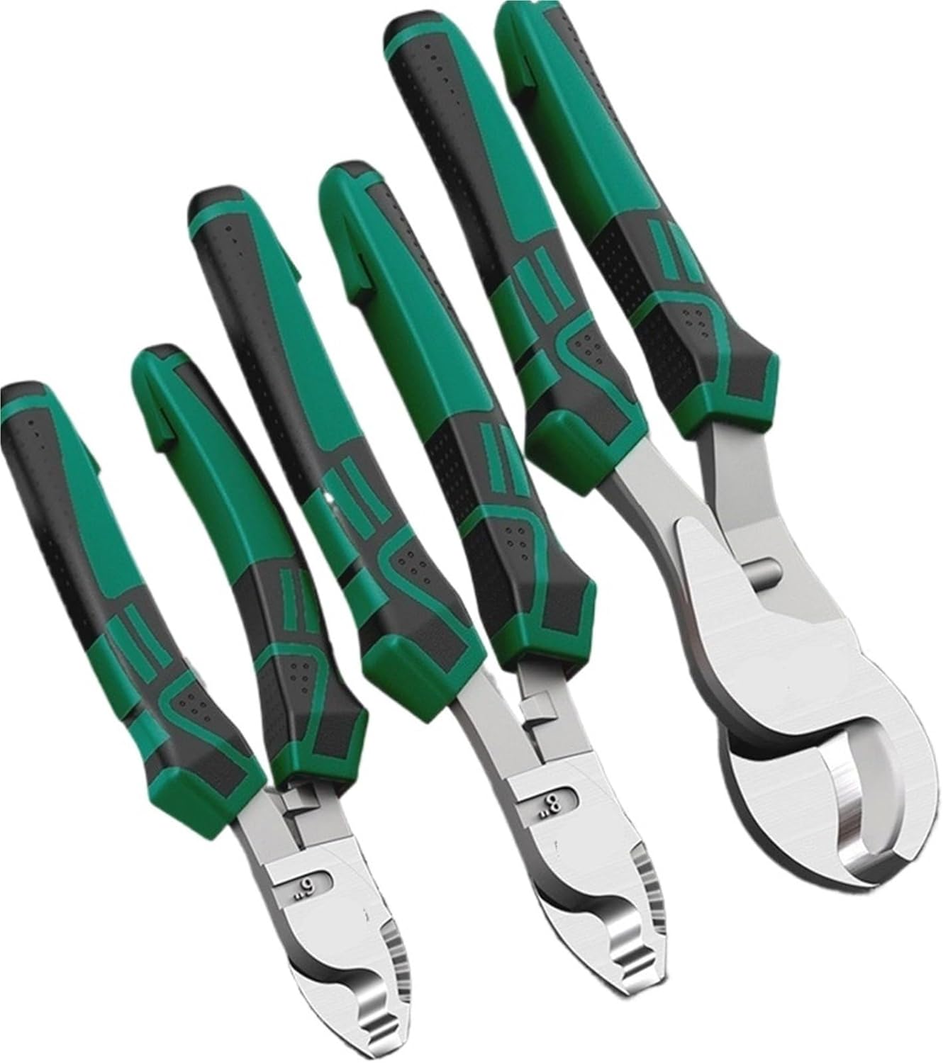 1pcs Multifunctional Manual Diagonal Pliers Wire Cable Cutters 6/8/10 Inch Hardware Tools Universal Electrician Wire Pliers(8 inch)