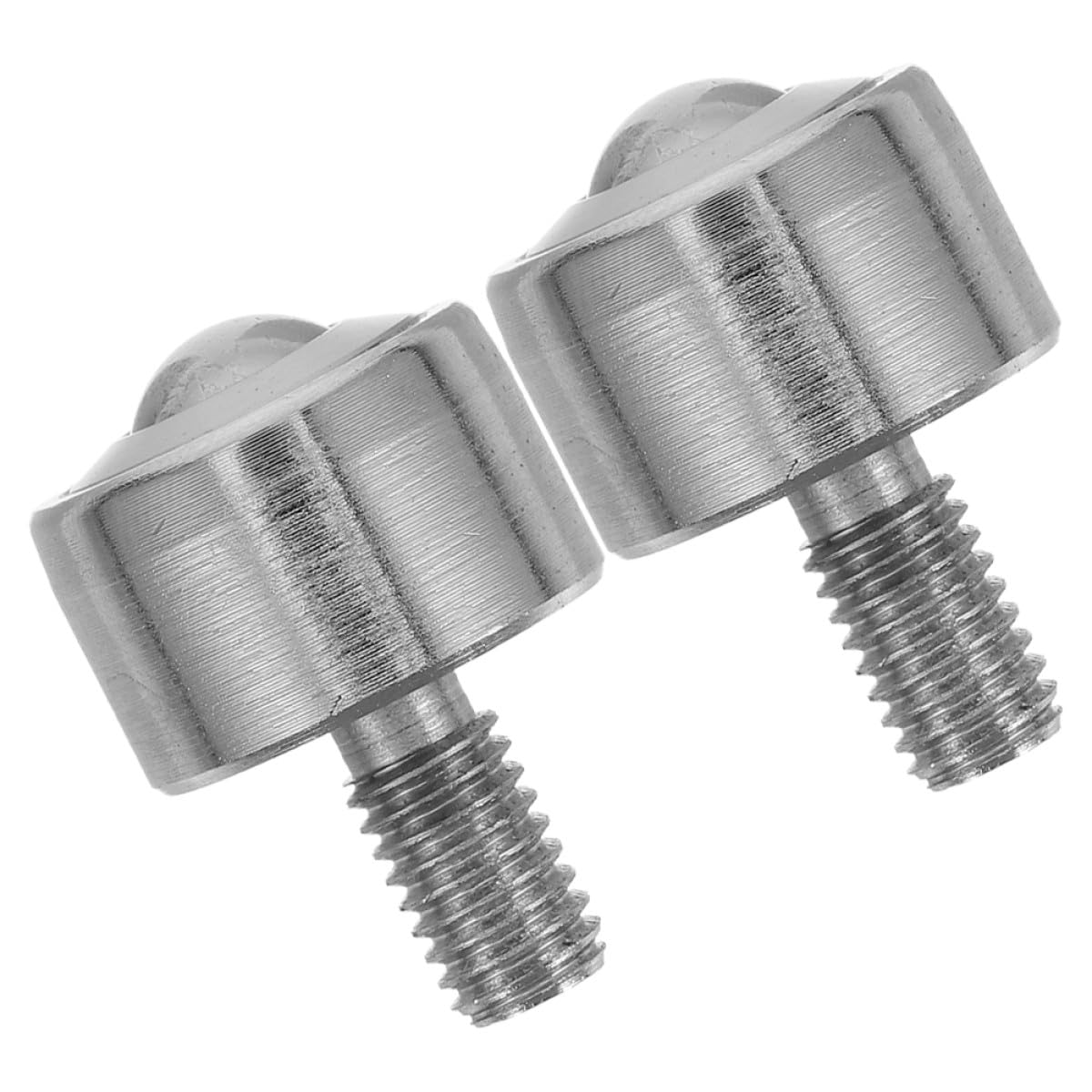 2pcs Threaded Stem Ball Transfer Bearings Roller Ball Bearing System 1 Inch Steel Heavy Duty Casters for Material Handling Transfer Rollers and Industrial Transmission