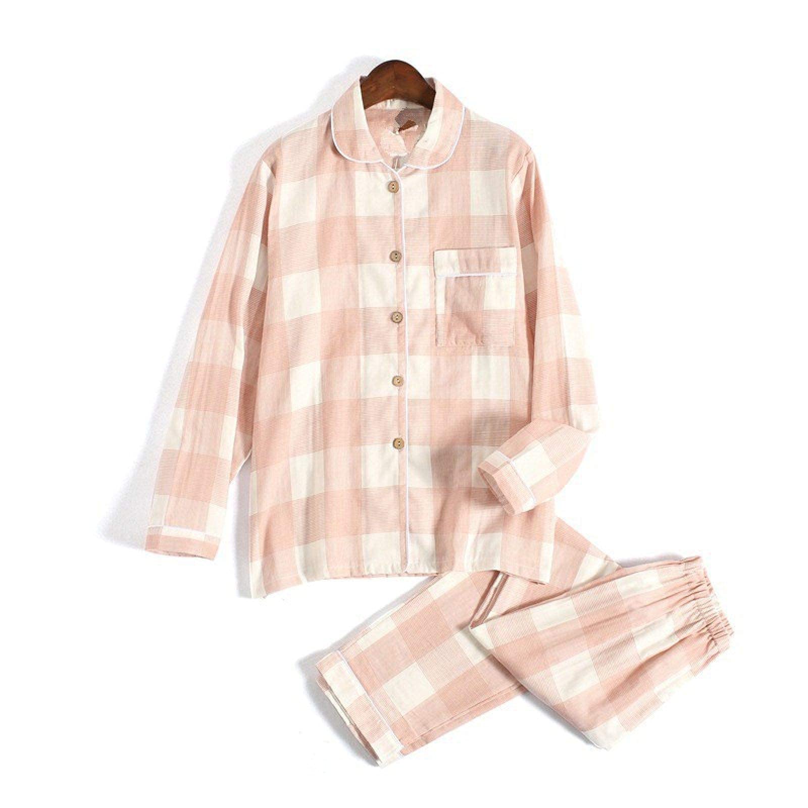 Pyjamas pour dames et hommes style japonais pour des soirées cocooning d'automne confortables