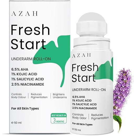 Azah Fresh Start Deodorant - Controls Odor - 50 ml