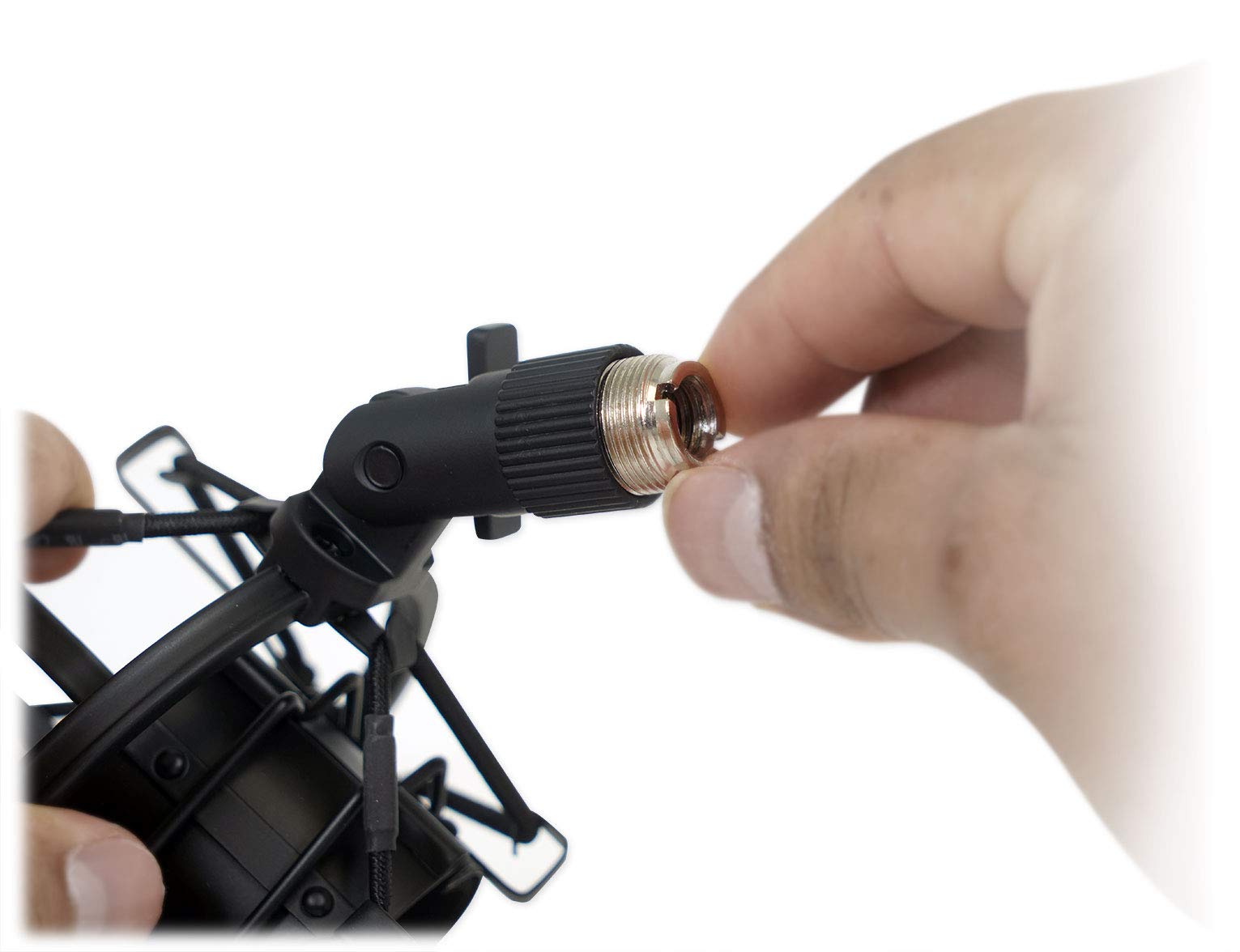 Amazon | Rockville メタルショックマウント スタジオマイク録音マイク