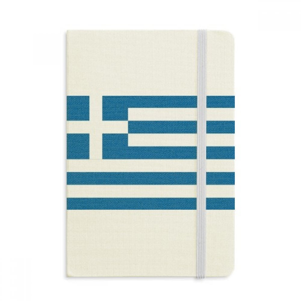 Notebook drapeau Grèce couverture rigide A5 pour vos notes de voyage - 5
