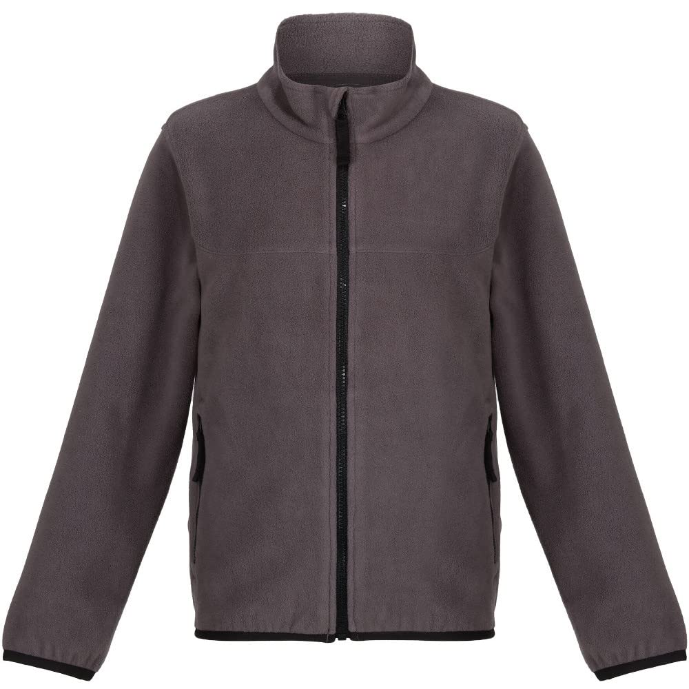 Regatta Grey Junior Microfleece Jacket - Trf688 - Seal - 9-10 Years