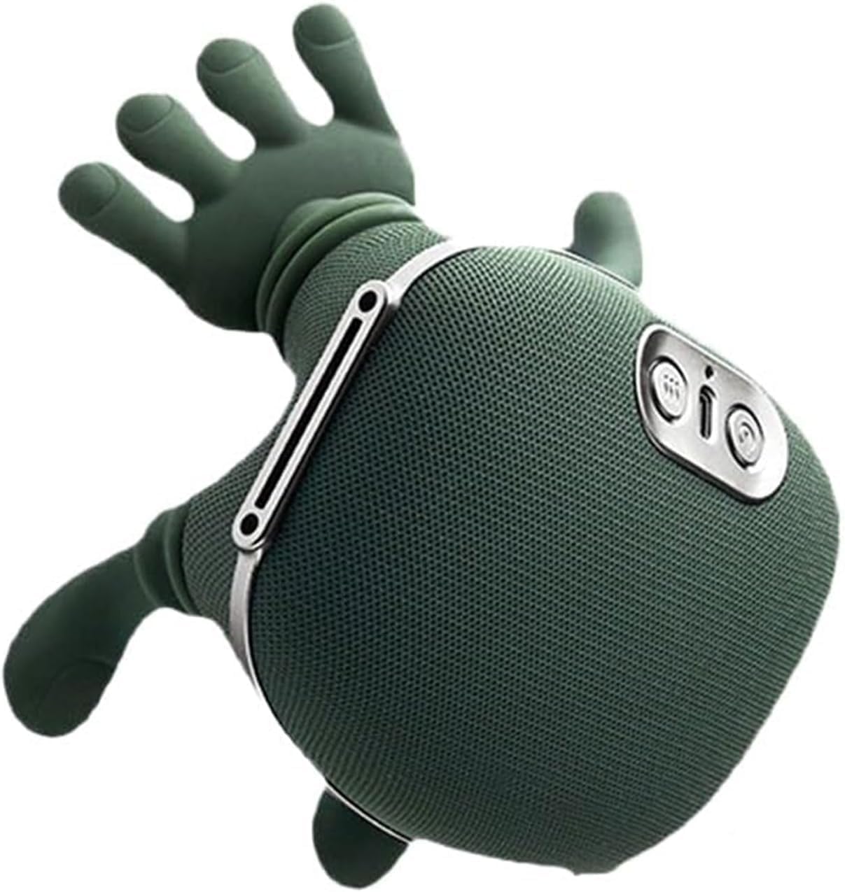 Photo 1 of LURGYYP Bionic Heated Neck and Shoulder Massager, 4D Deep Tissue Shiatsu Massage Pillow with Hand-Like Design, Cordless Rechargeable Electric Back Massager for Pain Relief, Home Office Travel Gift