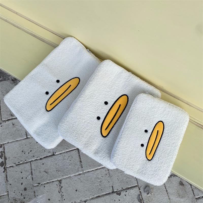 Funda Puffy para Portátil Cutecore Y2K Diseño Pato Blanca miniatura 2