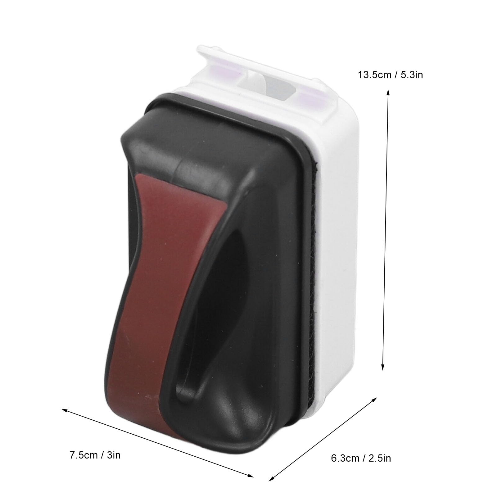 Acouto Magnetischer Aquarium-Reiniger, Doppelseitige Schwimmende Fischglas-Schrubberbürste Zum Entfernen, Verbesserte Version S 9 X 5 4 X 4 Cm/3 5 2 1 1 6 Zoll mit Dem Pad-Reiniger Magnetic Aquarium