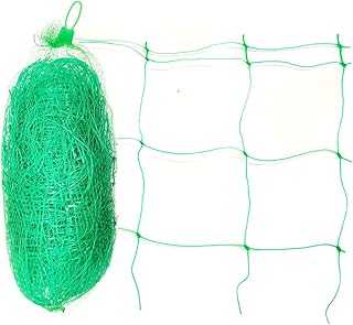 HHTHH Green Trellis Netting 5x60 ft Heavy Duty Garden Trellis Netting Polypropylene Plant Support Garden Net for Climbing Vegetables Fruits Flowers