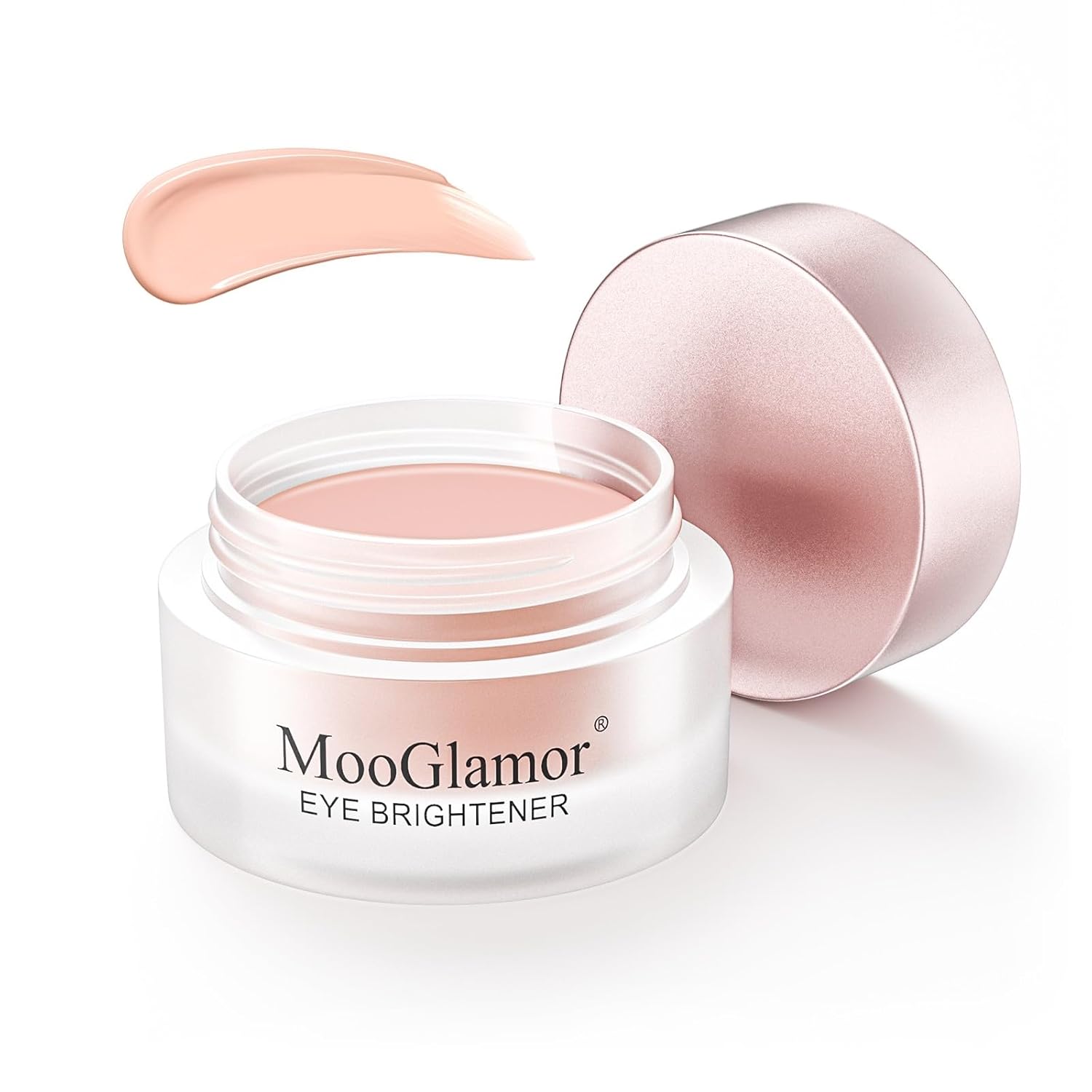 Under Eye Brightener and Concealer with Instant Awakening and Natural Blendable Under Eye Corrector for Dark Circles and Primer (#01 Light Rose)