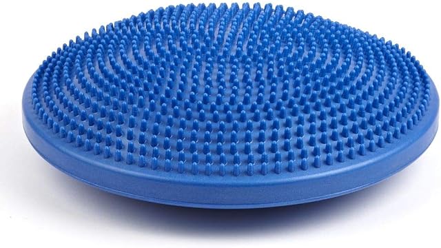PhysioRoom Junior Kids Air Stability Wobble Board Cushion (35cm) - Improve Balance & Coordination, Posture Trainer, ADHD Fidget Sensory Cushion, Encourages Active Sitting, Fitness Exercise Workout