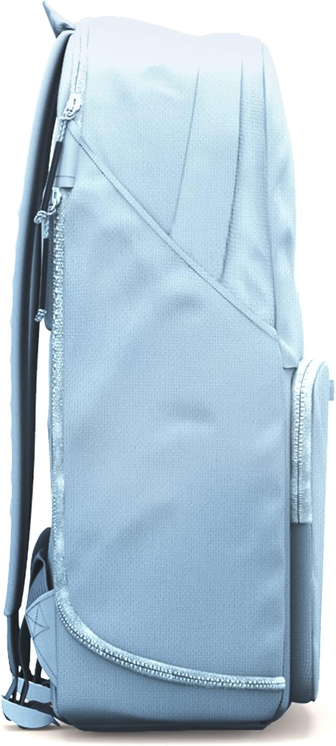 BREVITE The Backpack- Casual daypack backpacks for every function. Compact but spacious 18L aesthetic traveling backpack with laptop compartment. (Misty Blue) - Image 3