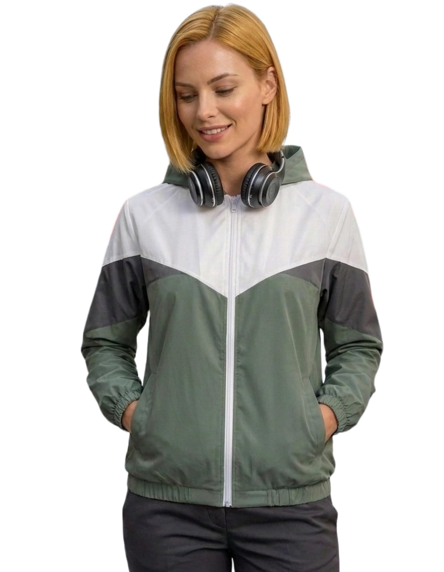 london hills jacket for woman | winter jacket for woman | gym outfit for women | jacket for women | gym jacket for women workout | windcheater everyday track jacket athleisure colorblock-picture-21