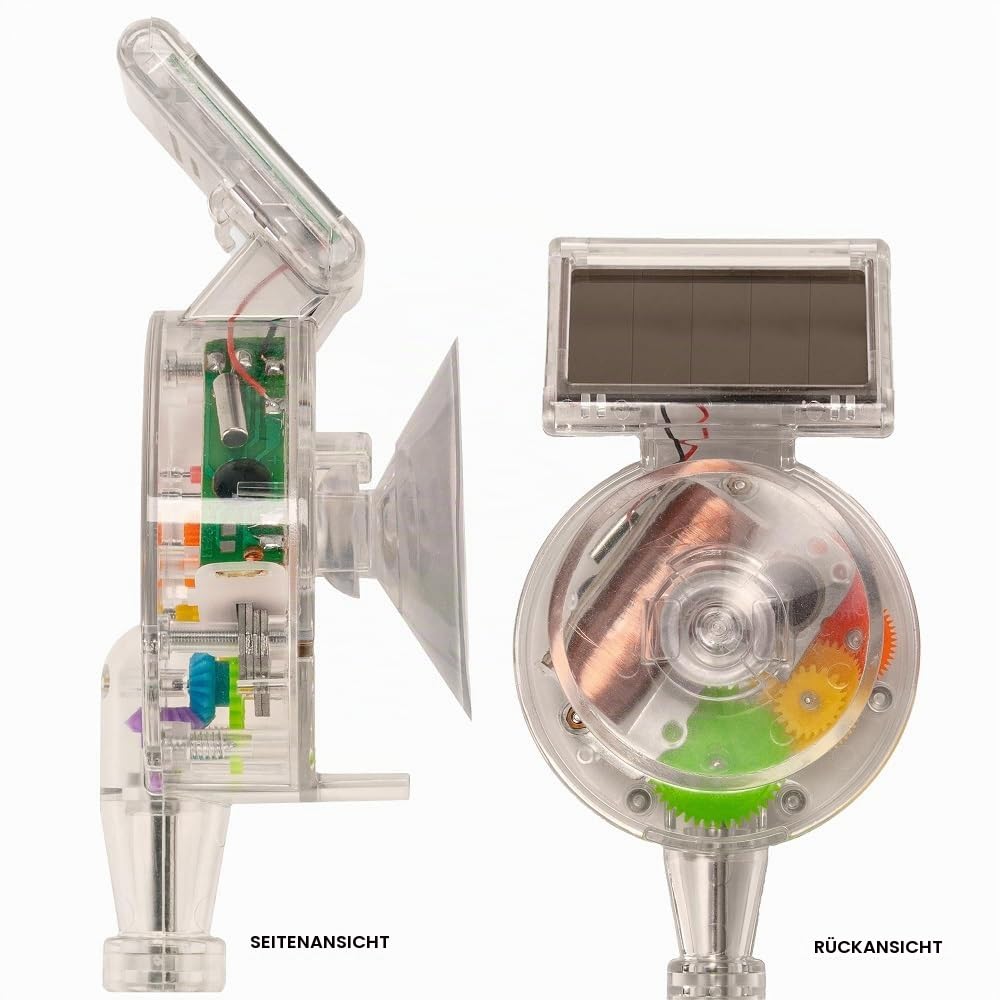SOLARBETRIEBENER Regenbogen - Macher Zauber Projektor, Rainbow Maker mit Solarantrieb Single