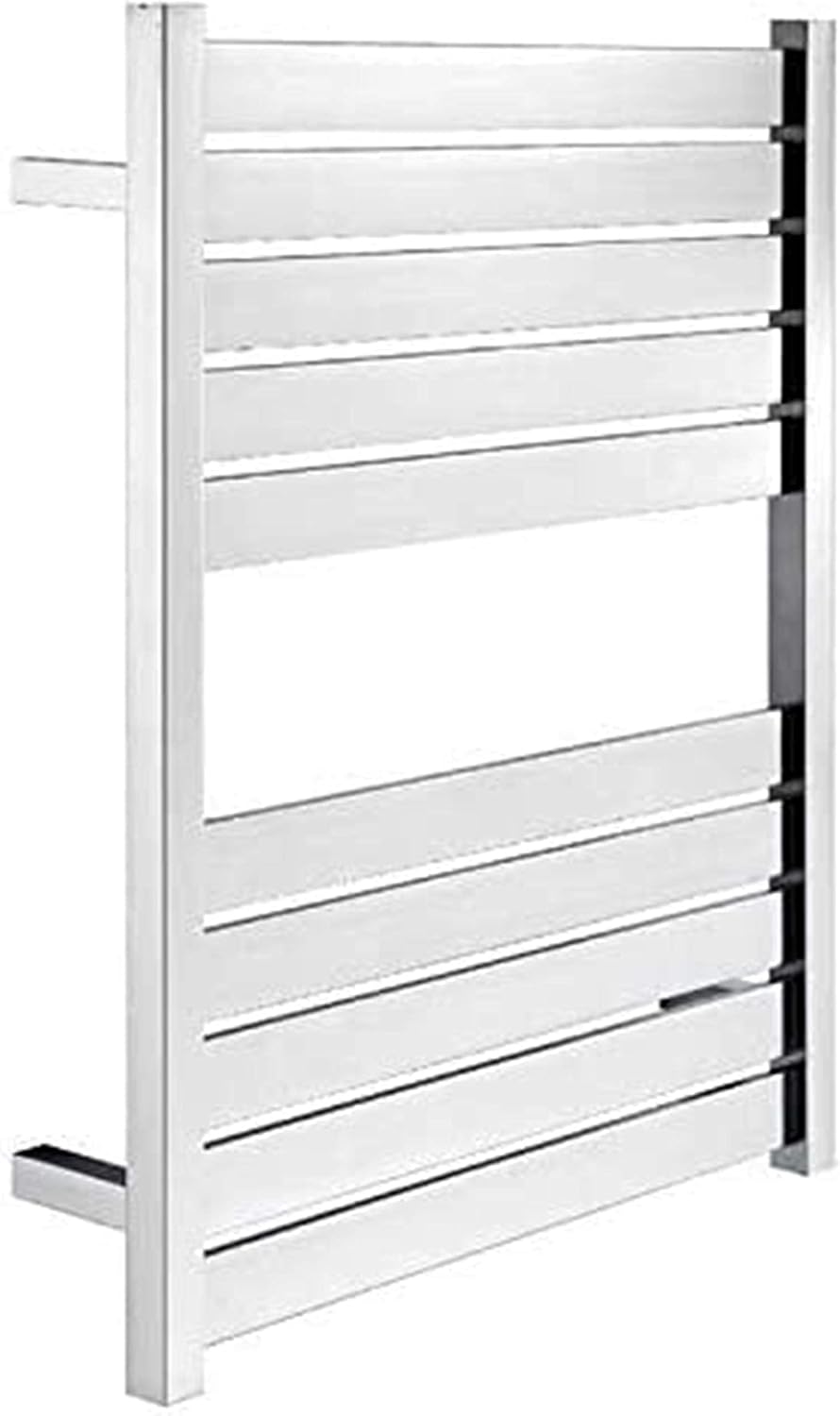 Heated Towel Rail Rails Wall Mounted Electric Towel Rack Stainless Steel Towel Warmer Bathroom Electric Towel Warmer Let You No Longer Feel The Cold of The Towel (Color : Plug-i