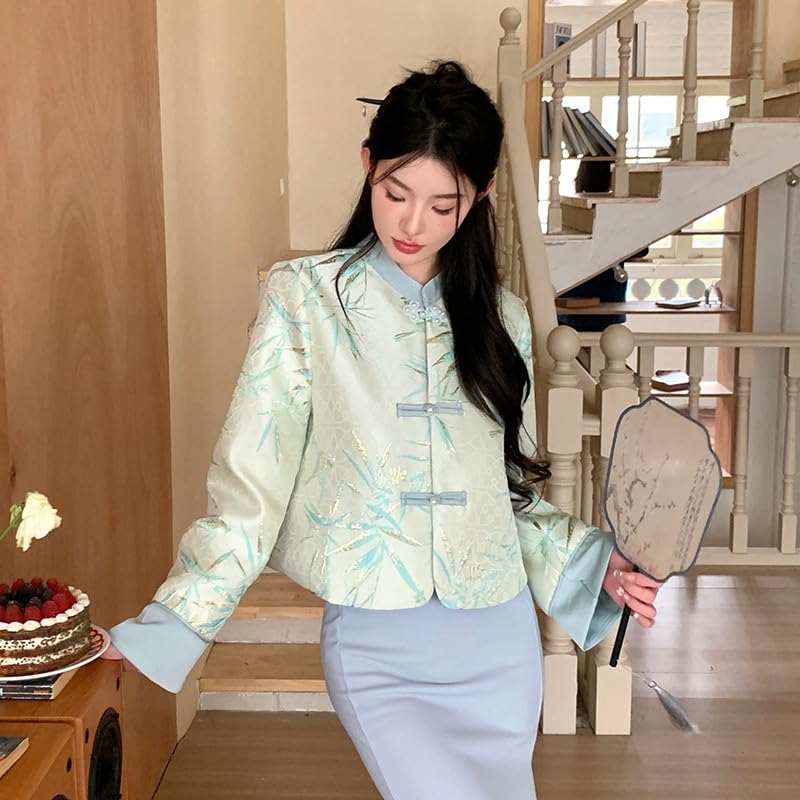 Chemise courte ample style chinois solution veste légère