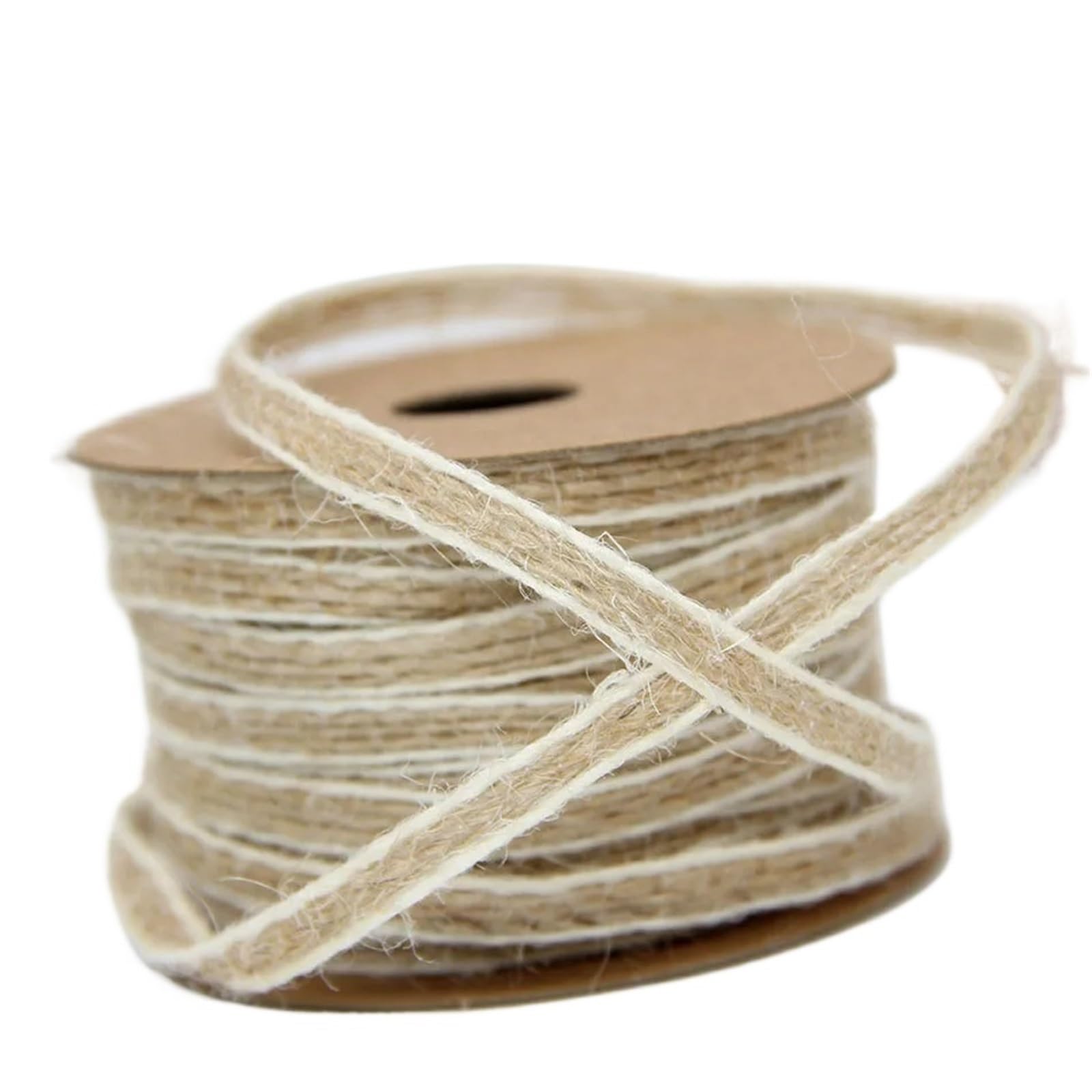Hilo de cáñamo para manualidades DIY costura textil y cinta de arpillera 20m