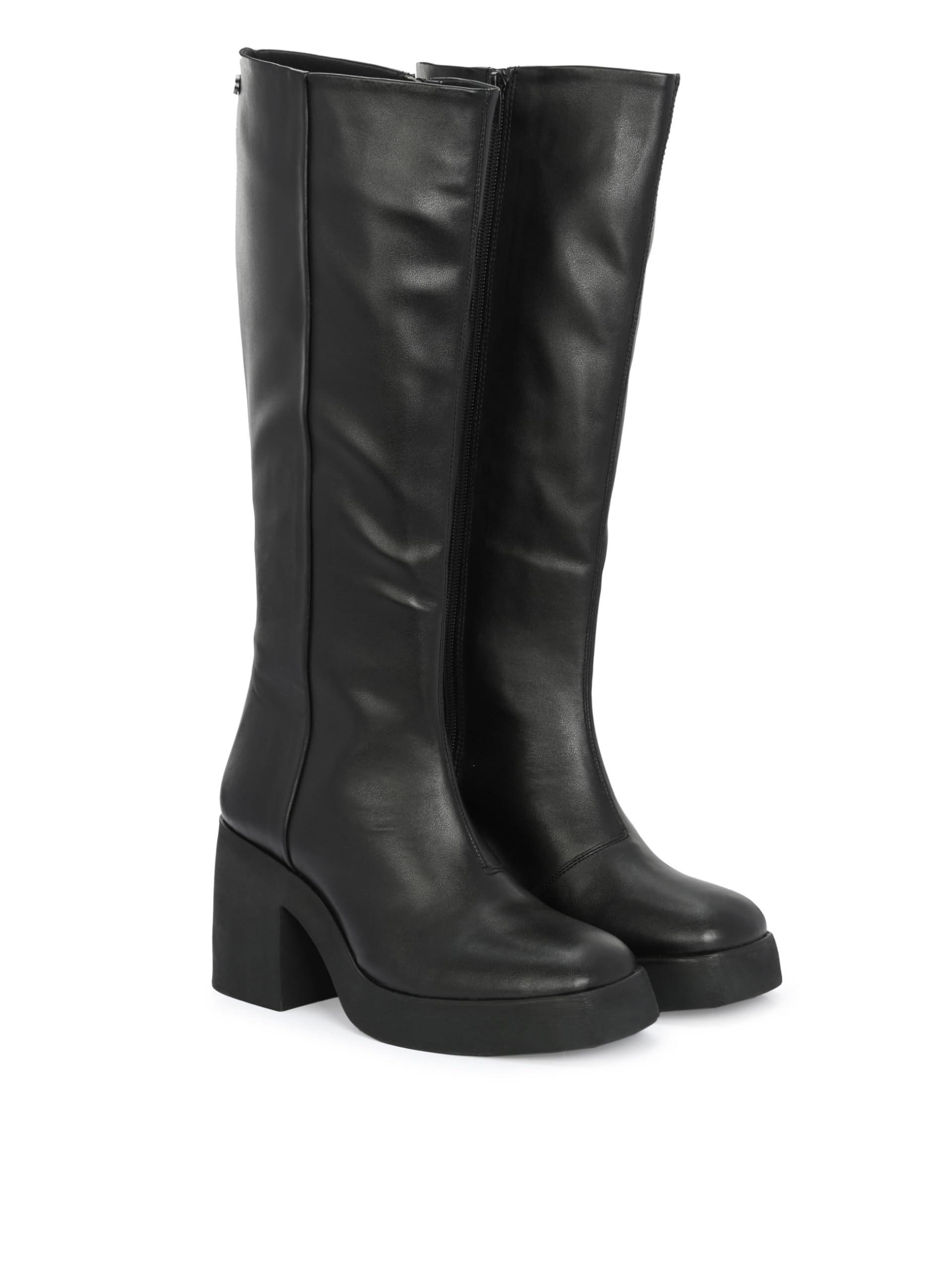Delize Black Women Vegan Leather Knee Boots 65163-36 (B0CR3RCR9M) Amazon Price History, Amazon Price Tracker