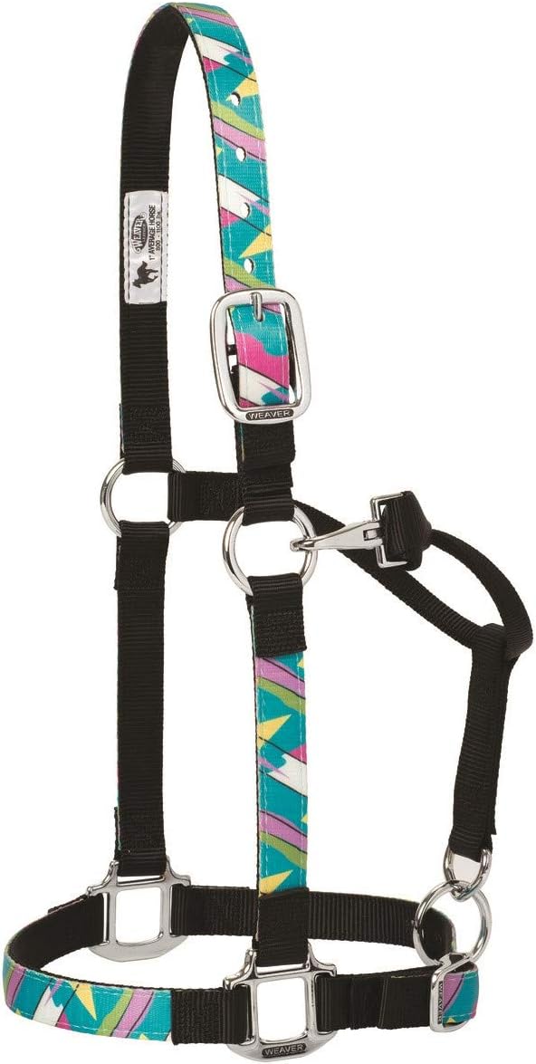 Weaver Leather Adjustable Patterned Nylon Horse Halter : Sports & Outdoors