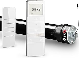 NOBILY Profi-Set elektromechanischer Funk-Rolladenmotor PR4 13/14-40 inkl. Funk-Timer (Zeitschaltuhr) Exquisit Handsender für die 40mm Achtkant-Welle - bis 36Kg