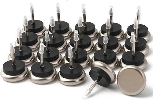 Dia Nail On Furniture Glides para sillas, mesas, uñas acolchadas con base de níquel para muebles, lo que permite que las sillas se deslicen sin