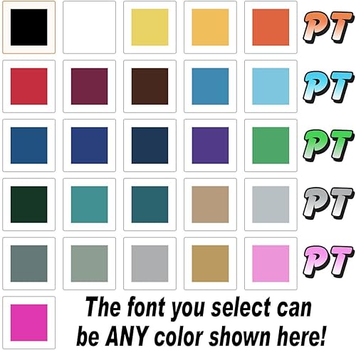 Miniatura 2 de Paquete de 2 pares de números de registro de barcos personalizados para motos de nieve estatales de motos de nieve lado a lado, etiqueta adhesiva de