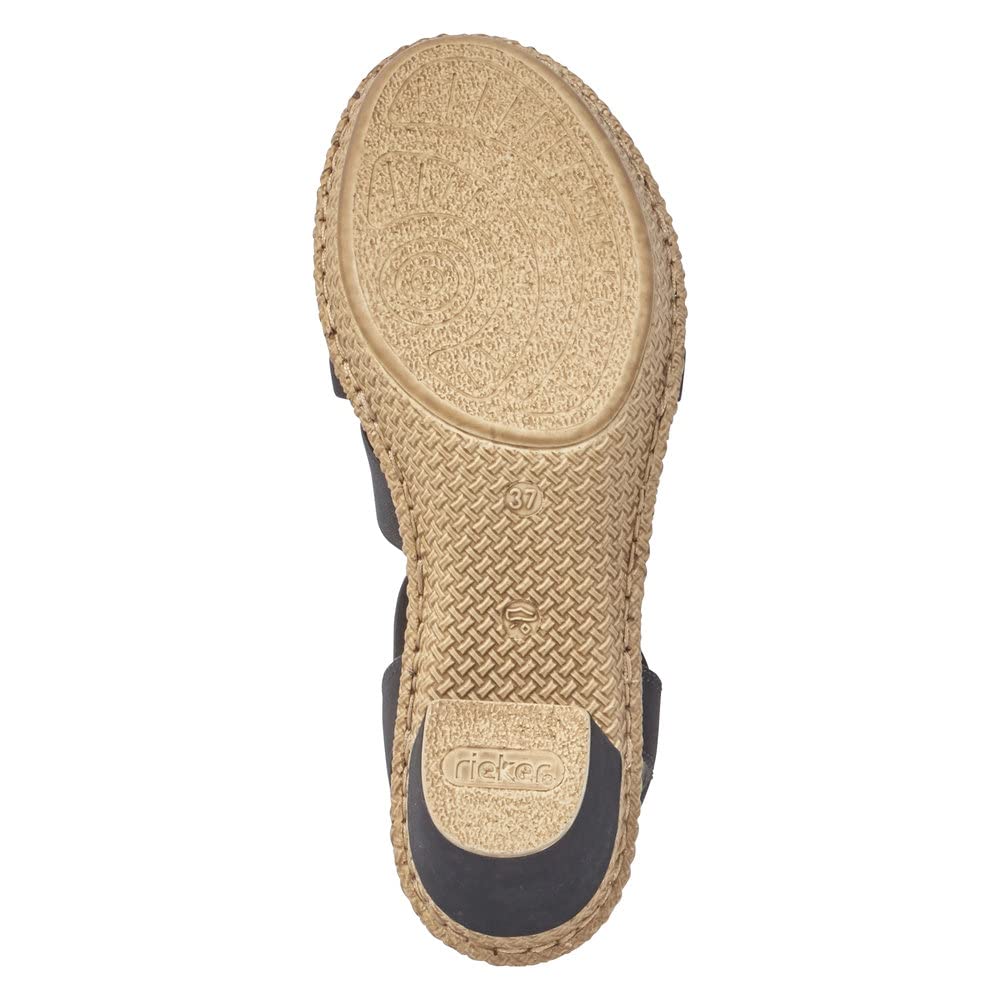 Rieker Damen Sandalen, Frauen Sandaletten,Riemchensandalen,Römersandalen