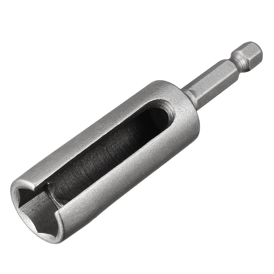 Pilote hexagonal douille fendue 12mm CR-V pour débloquer les écrous profonds