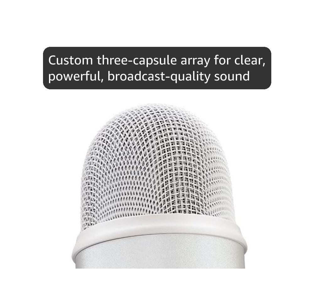 Amazon.com: Logitech Creators Blue Yeti USB Microphone for Gaming