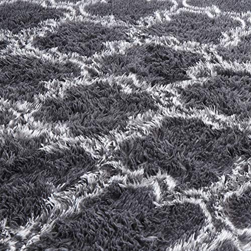 image for Flover Soft Indoor Large Modern Area Rugs Shaggy Patterned Fluffy Carp