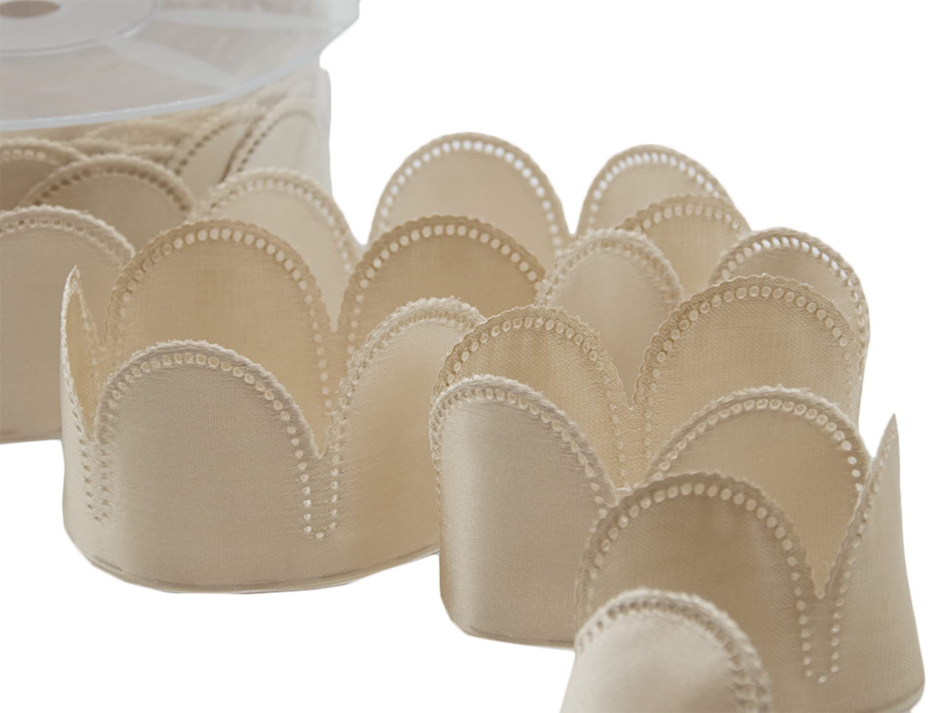 Furlanis Ribbon, Satin, Beige, 50 mm x 25 m