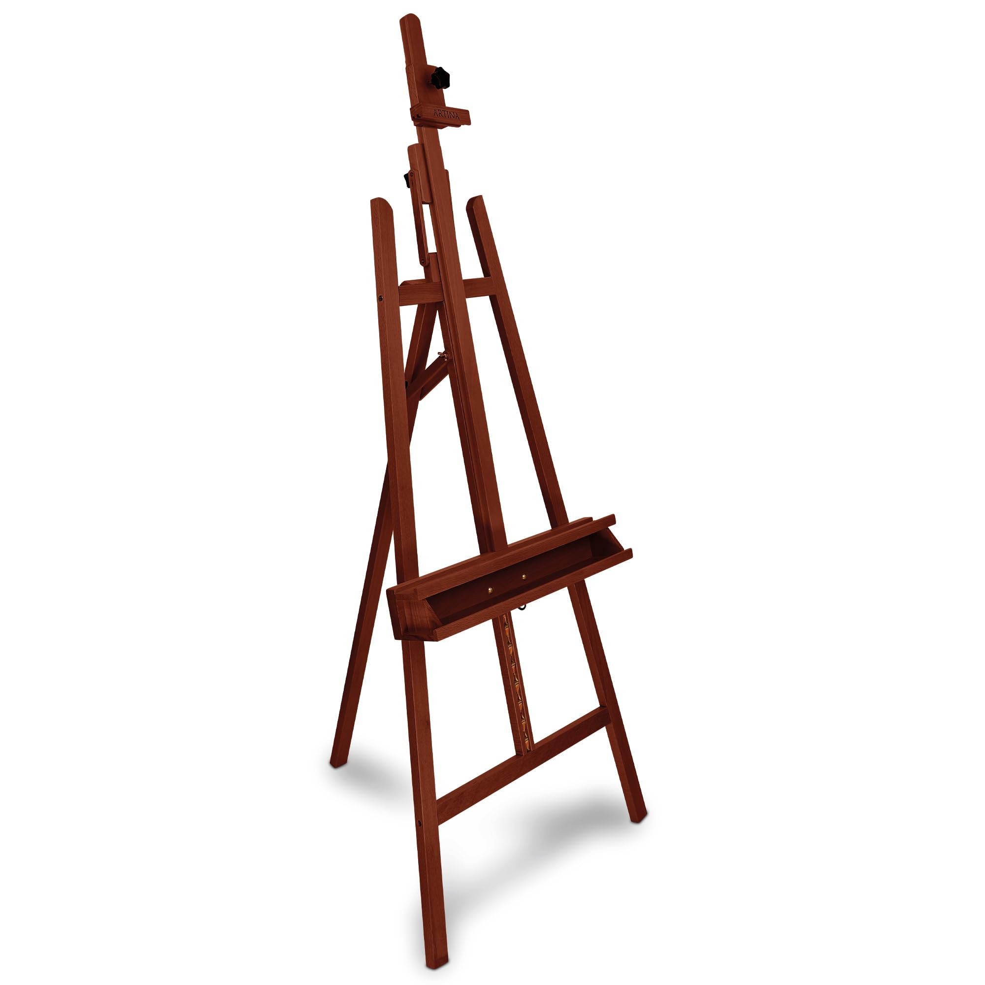 Cavalletti Da Tavolo In Legno - Set Di 4, Altezza 40 Cm, Per Tele E Artigianato - Foto 6