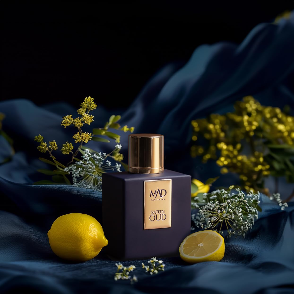 MAD Sateen Oud Unisex Extrait de Parfum 100 ml–Rose,Patchouli&Vanille