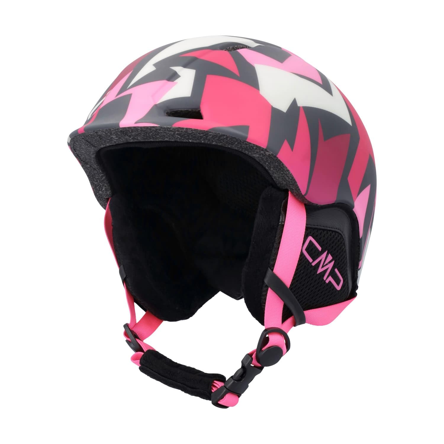 Cmp Magenta-Rosa Fluo - Casco Infantil Xj-4, Extra Pequeño
