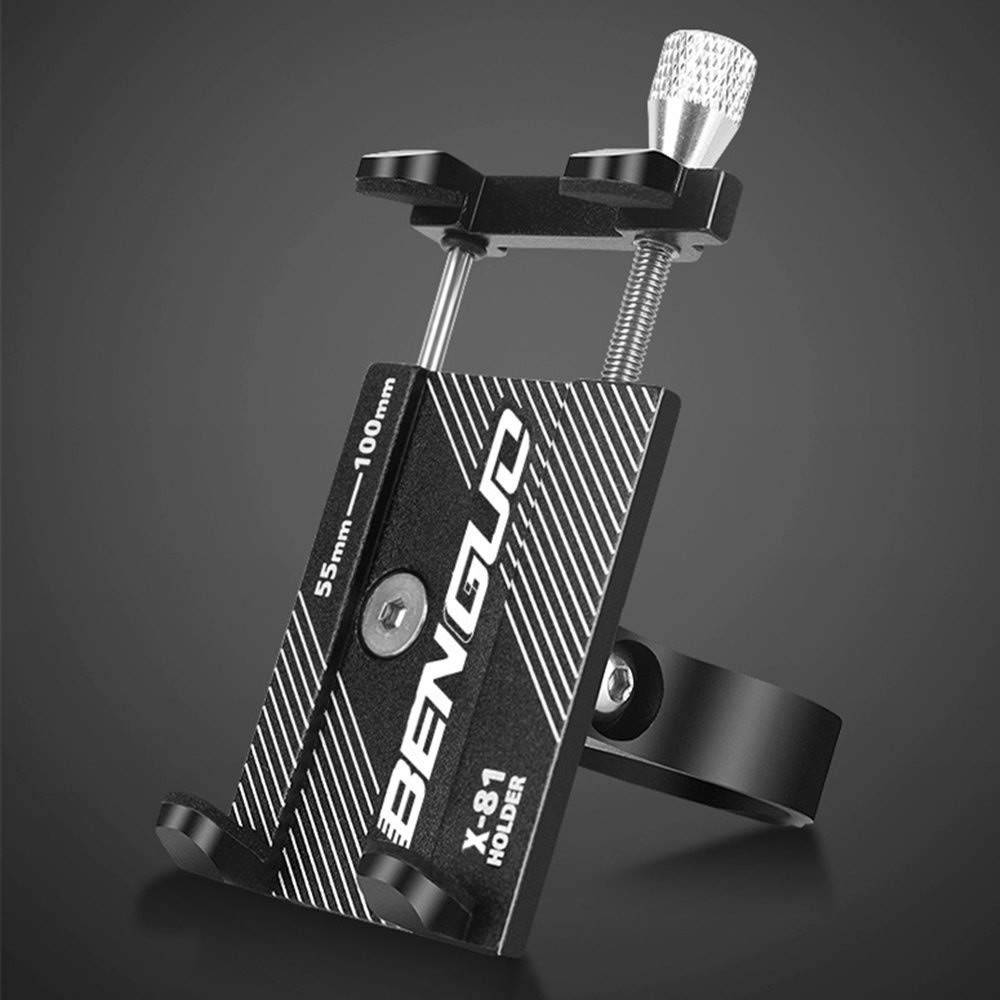 Supporto Per Telefono Da Bici Lixada, In Alluminio, Regolabile 360°, Per Manubri Da 22.2-31.8 Mm, Per Smartphone 3.5-6.2 Pollici