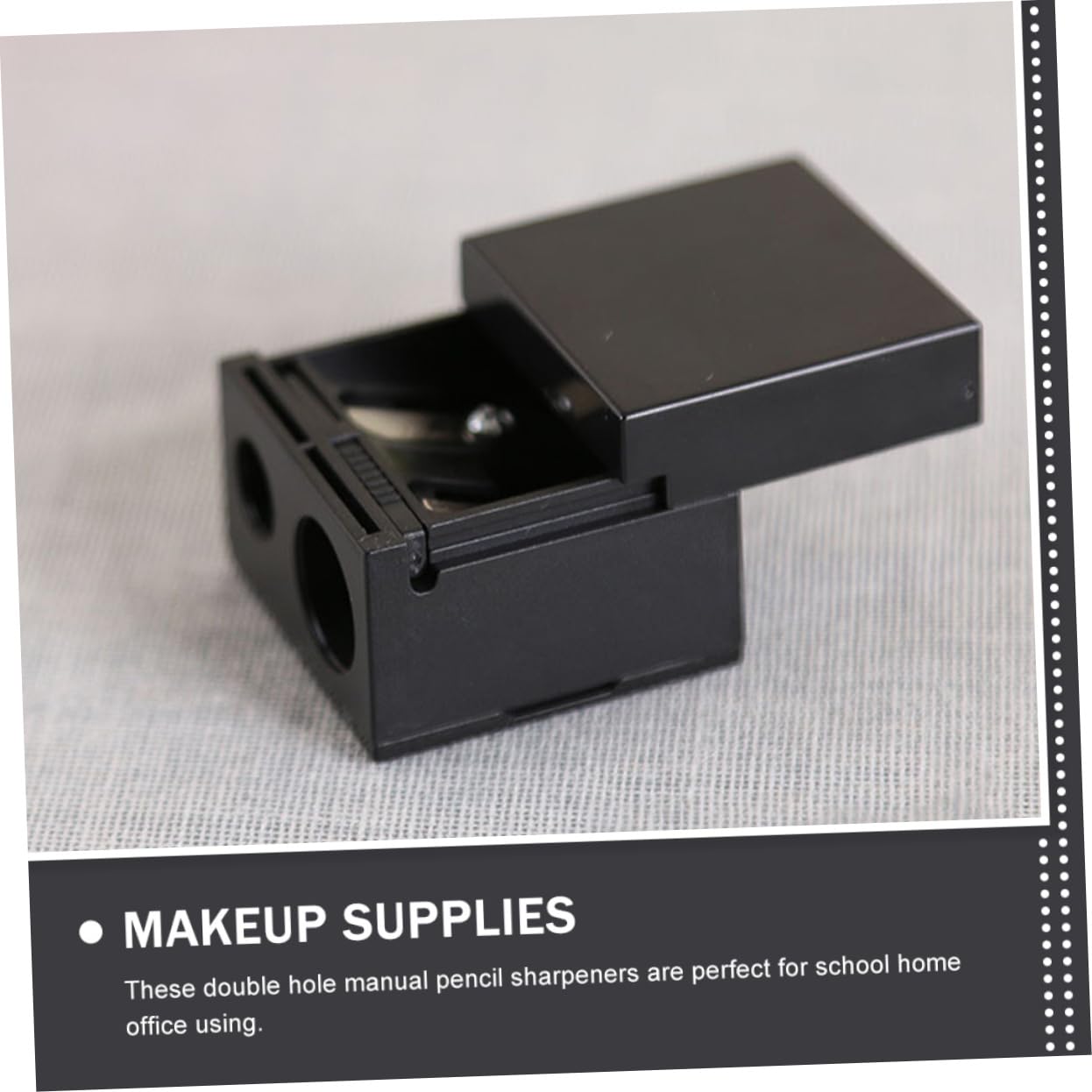 Gogogmee Cosmetic Pen Sharpener Set Eyebrow Lip Liner Sharpeners Easy to Use Carry