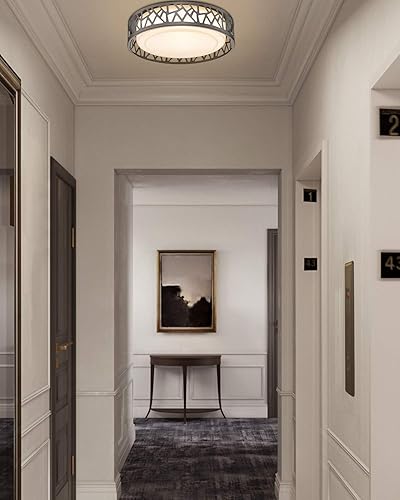 Miniatura 18 de Luz led de 12” con montaje empotrado cepillado níquel,Blanco,Acabado cepillo níquel (Brushed Nickel Finish),Bronce