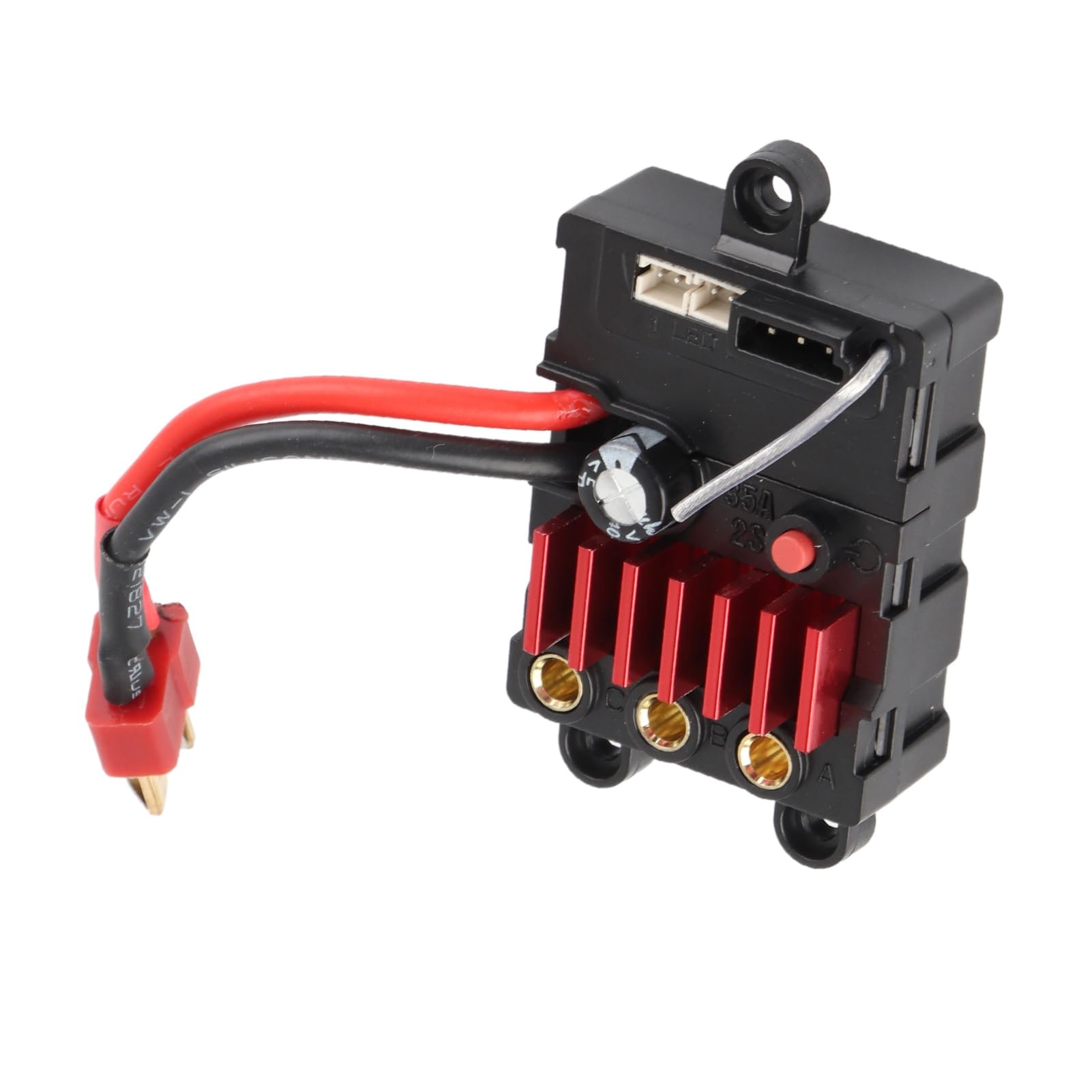 TopyondRC Integrated Brushless ESC Plastic 35A 2S Portable Speed Controller, RC Speed Controller for SCY 16101/16102/16103/16201PRO 1/16 RC Car